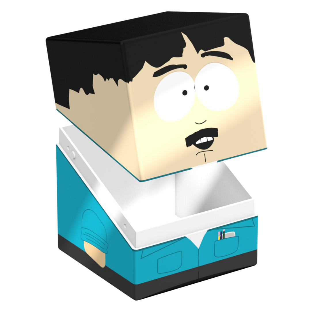 Ultimate Guard Squaroes 100+ South Park Randy deck box for Magic: The Gathering, Pokémon, and TCG players, offering premium storage and protection.