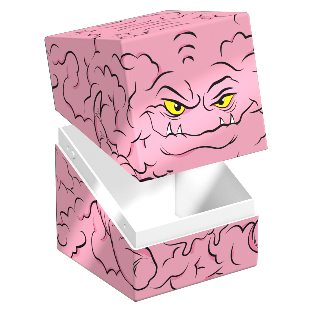 Ultimate Guard Squaroes 100+ deck box featuring TMNT Krang (Rare) design, durable card storage box for collectors and players.