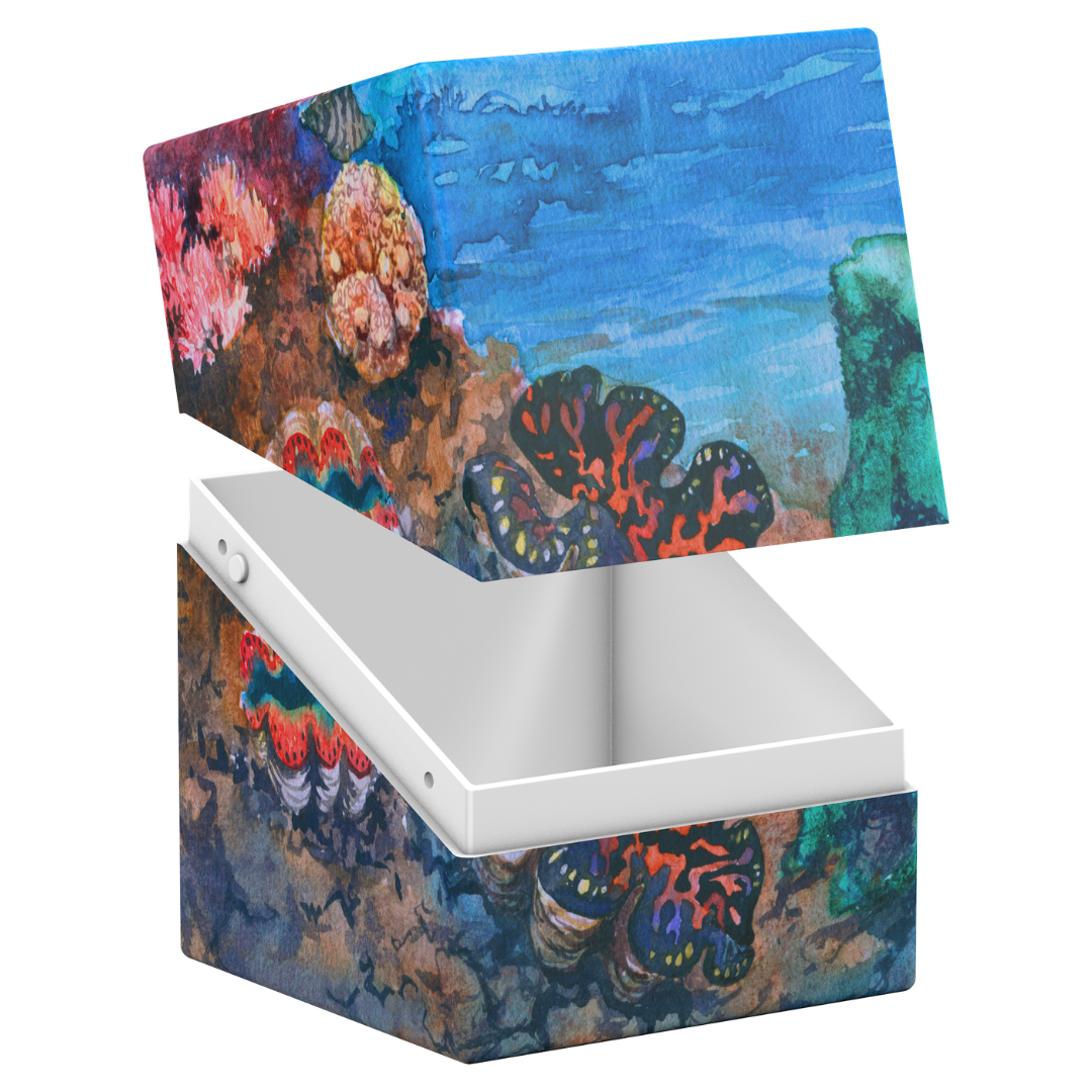Ultimate Guard Boulder 100+ Seablue Hush deck box for trading cards