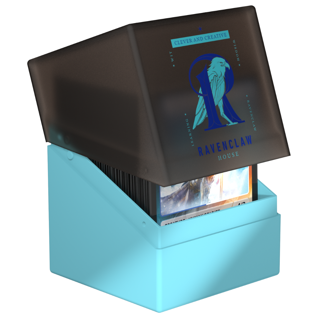 Ultimate Guard - Boulder 100+ Harry Potter - House Ravenclaw opened deck box image with blue crest