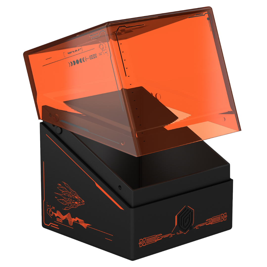 Ultimate Guard Boulder 100+ MTG Edge of Eternities Kav Open Deck Box with printed transparent lid and solid base