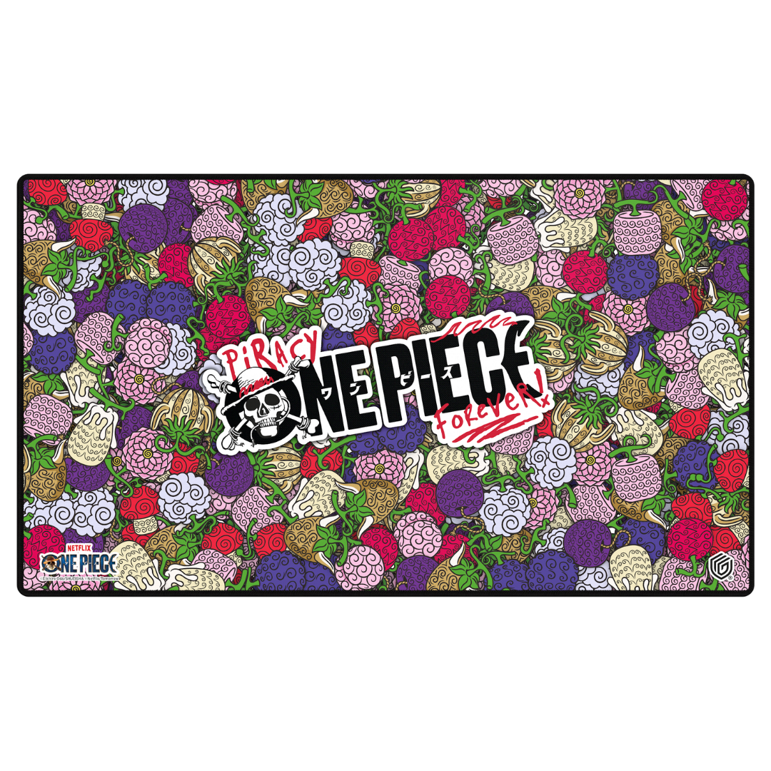 Ultimate Guard One Piece Devilfruit Pattern playmat for trading card games and tabletop play