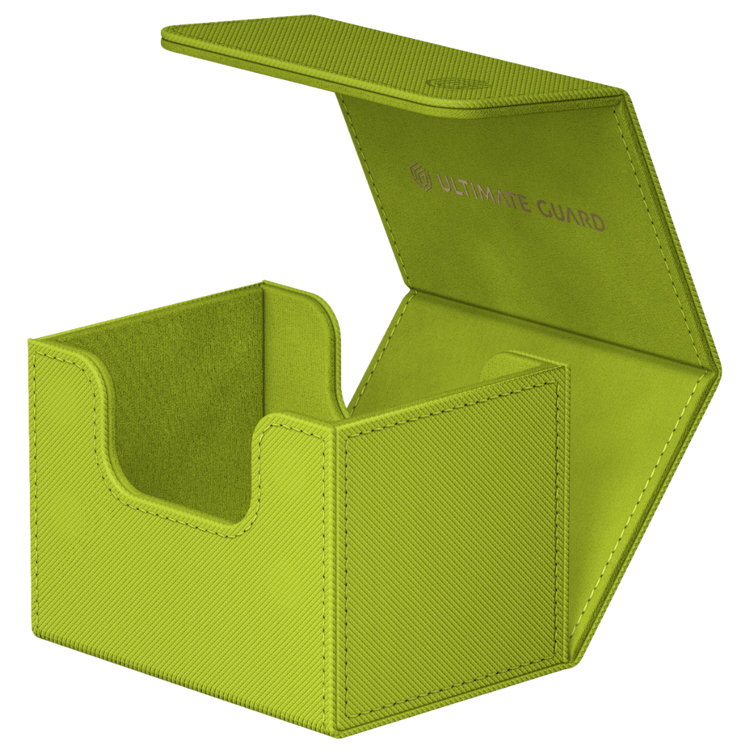 Ultimate Guard Sidewinder 100+ Summer Edition Lime open deck box with bright green finish