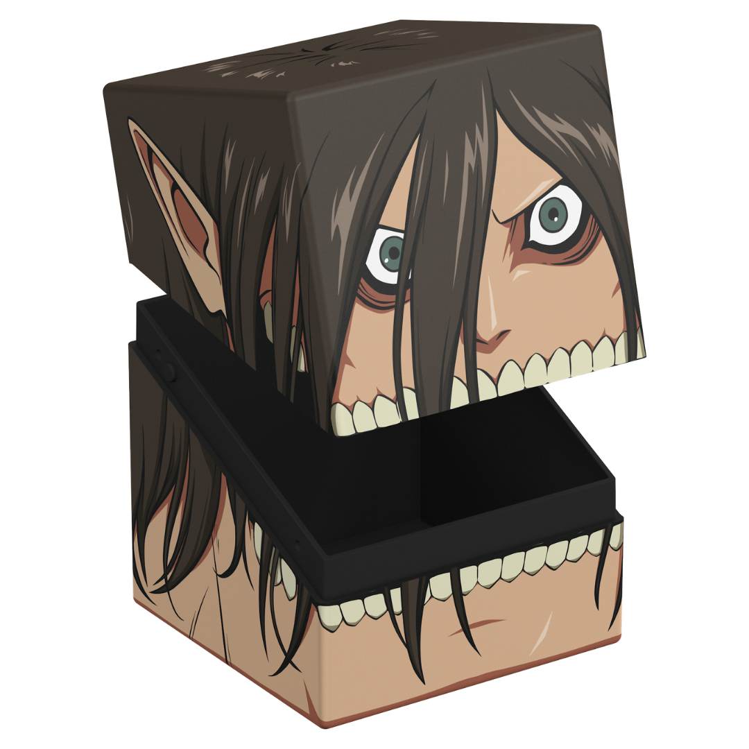 Ultimate Guard Squaroes 100+ Attack Titan deck case for MTG and Pokémon cards