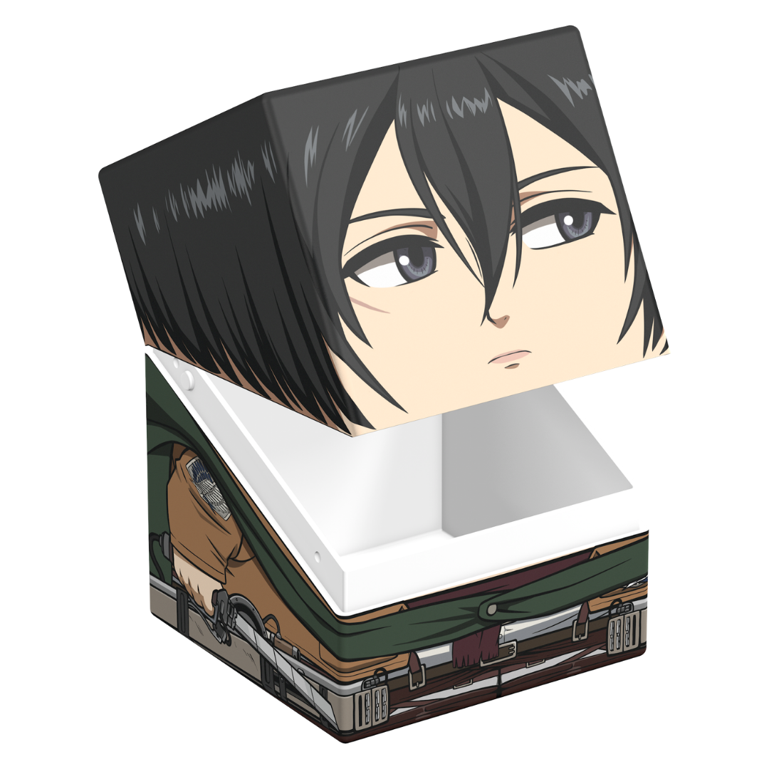 Ultimate Guard Squaroes 100+ Attack on Titan Mikasa Ackermann deck box for standard size trading cards