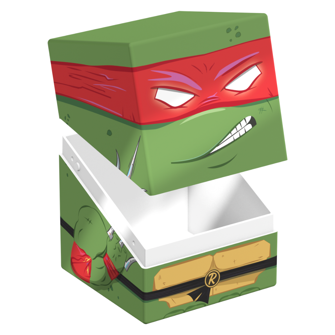 Ultimate Guard Squaroes 100+ TMNT Action Mode Raphael deck box for trading card game storage and protection