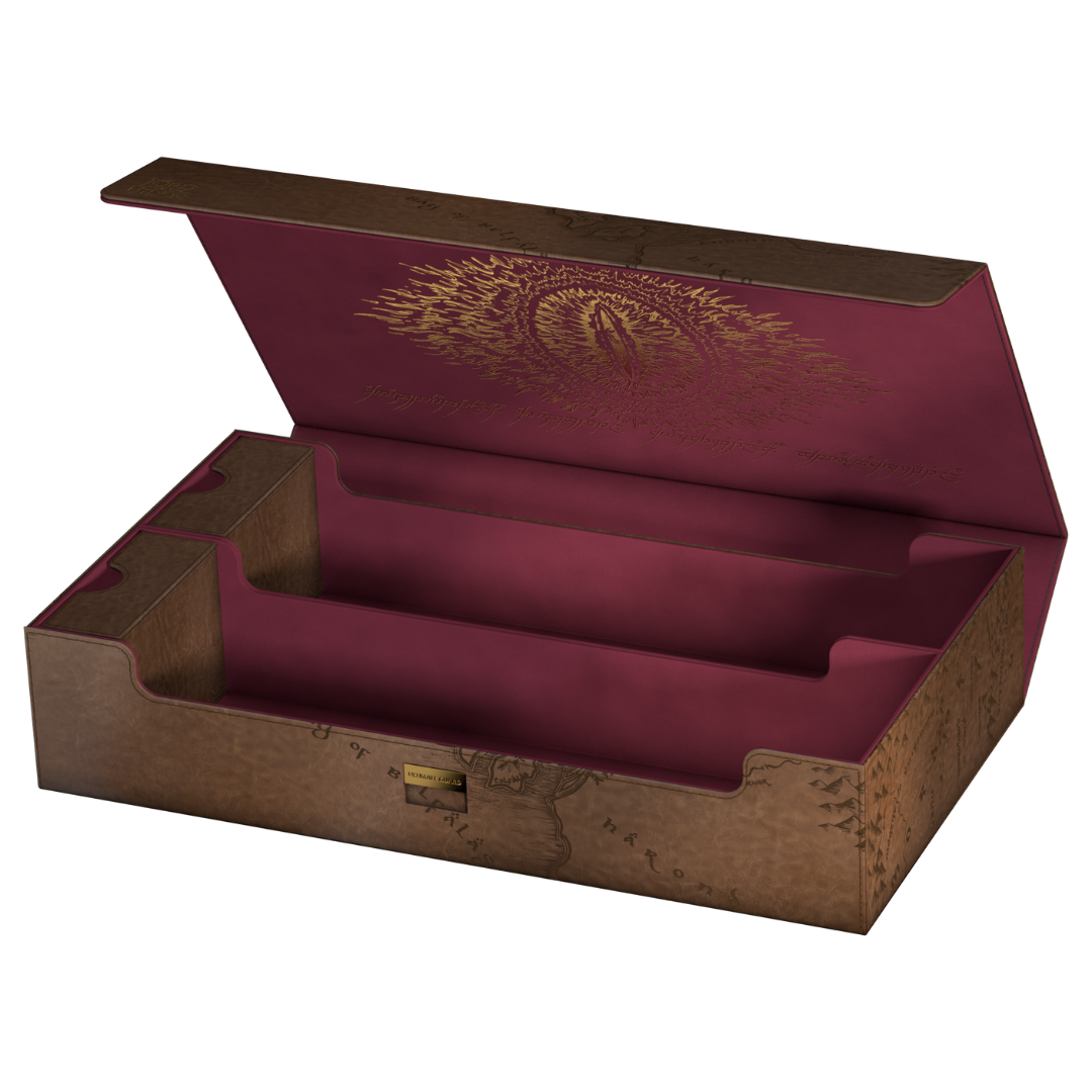 Ultimate Guard Omnihive 1000+ storage case with Lord of the Rings Places of Middle Earth artwork