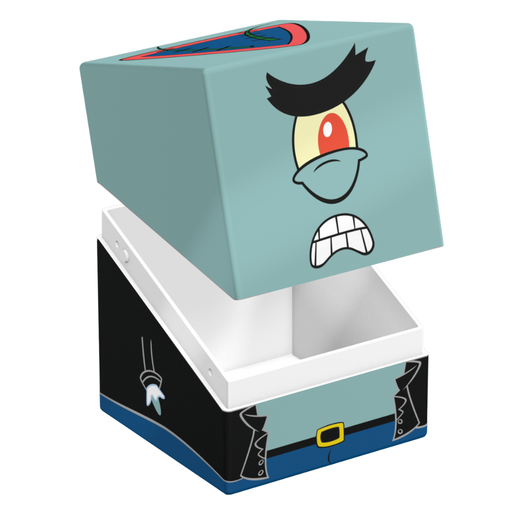 Ultimate Guard Squaroes 100+ Pirate Plankton deck box with SpongeBob SquarePants artwork