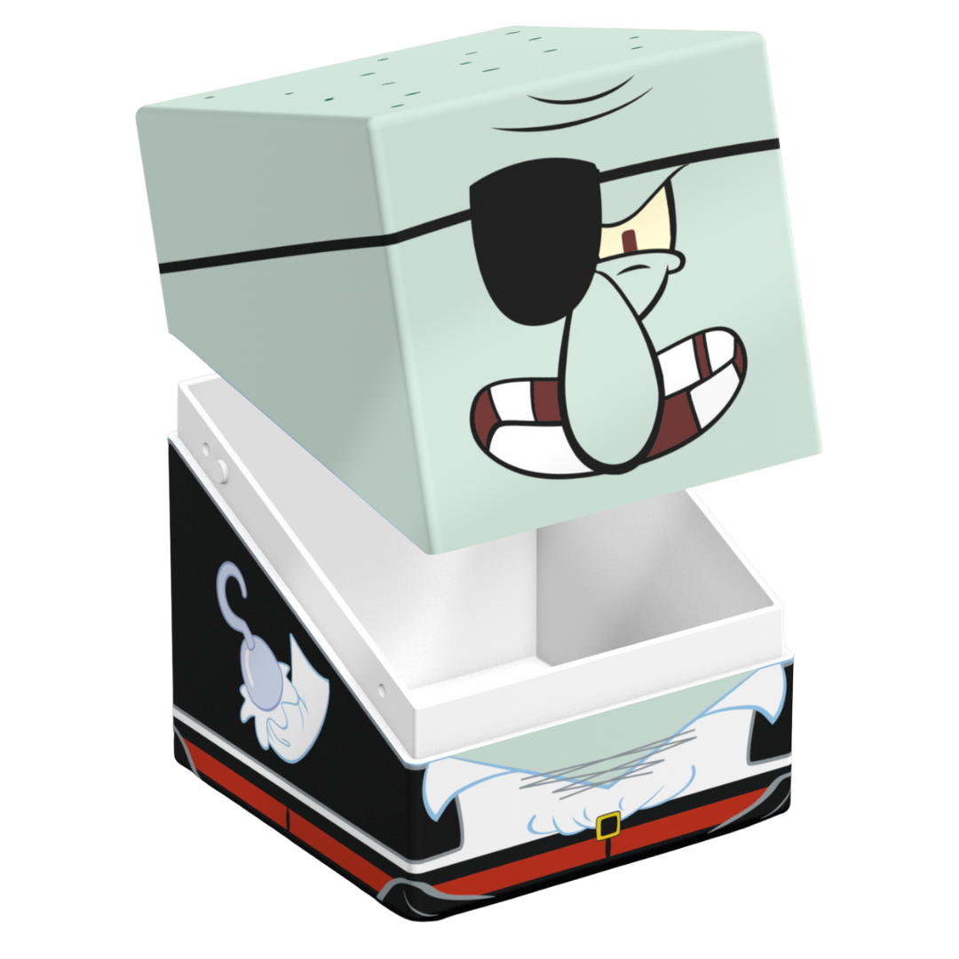 Ultimate Guard Squaroes 100+ Pirate Squidward deck box with SpongeBob SquarePants artwork