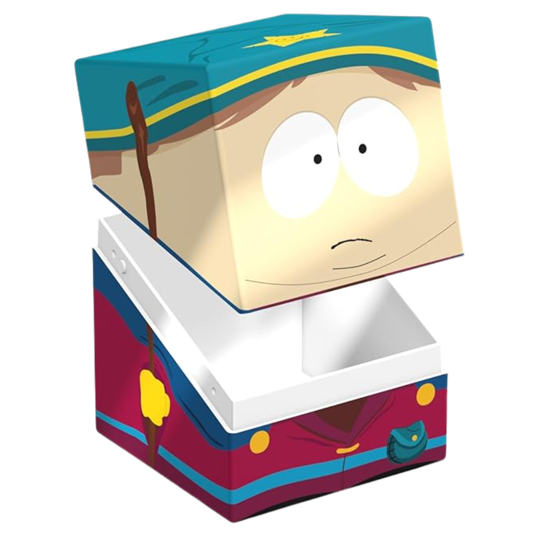 Ultimate Guard Squaroes 100+ South Park Stick of Truth Grand Wizard Cartman deck box opened for Pokémon and MTG