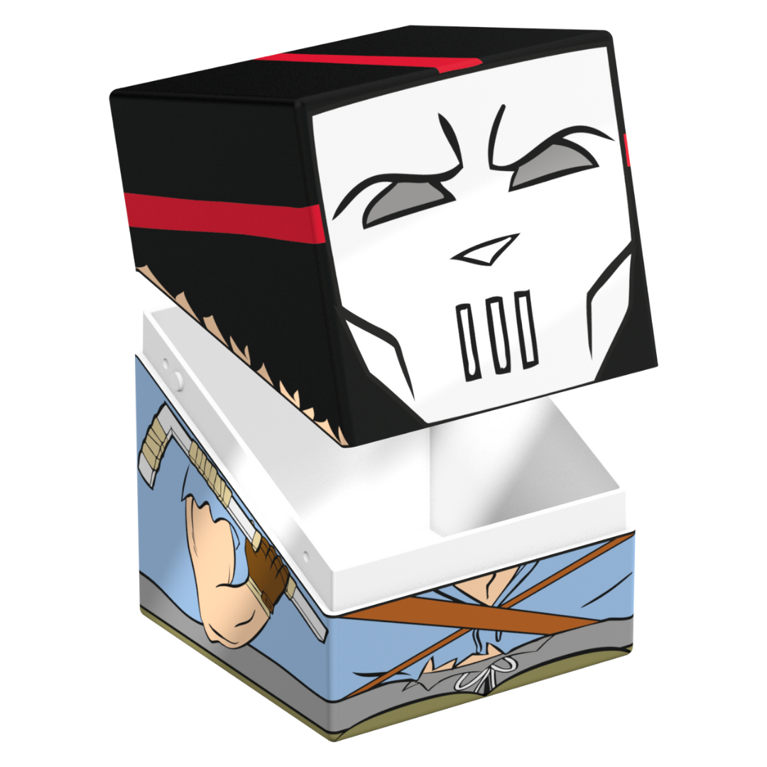 Ultimate Guard Squaroes 100+ TMNT Casey Jones deck box with official Teenage Mutant Ninja Turtles artwork