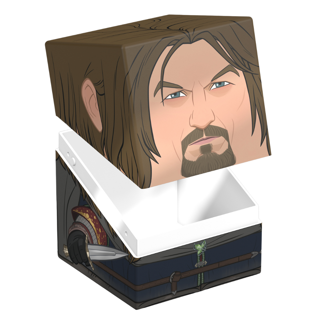 Ultimate Guard Squaroes 100+ Boromir deck box with The Lord of the Rings Wave 1 artwork