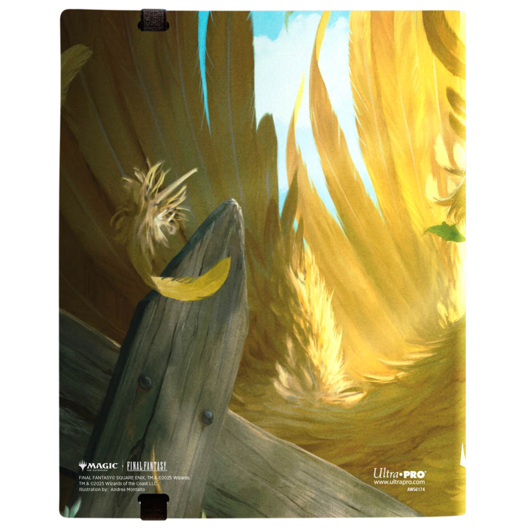 Magic: The Gathering Final Fantasy Chocobo binder by Ultra Pro with full-color artwork and elastic strap for card protection