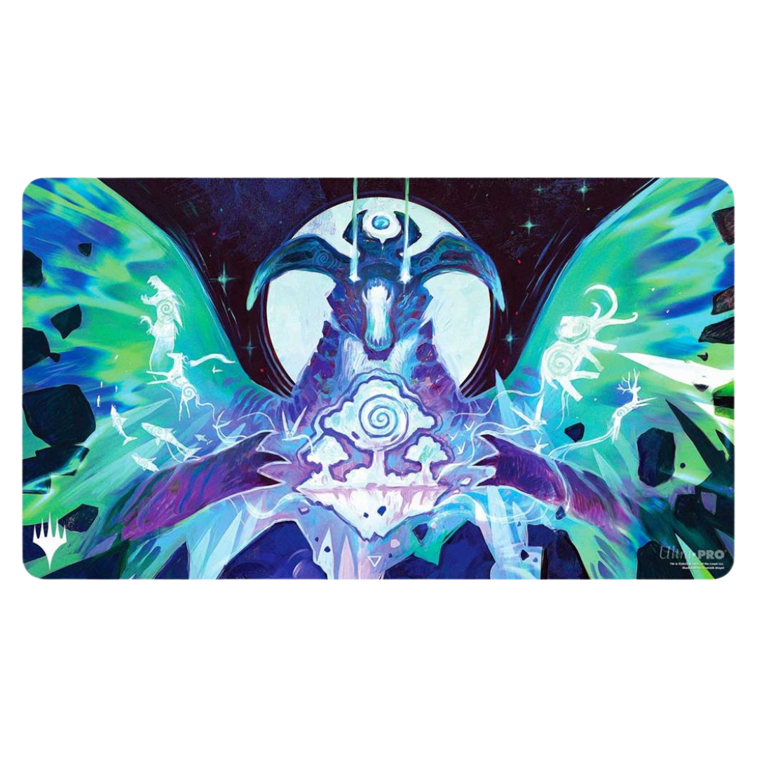 Ultra Pro MTG playmat featuring Genesis Ultimatum artwork from Return to Tarkir with vibrant colors, smooth surface, and anti-slip rubber backing