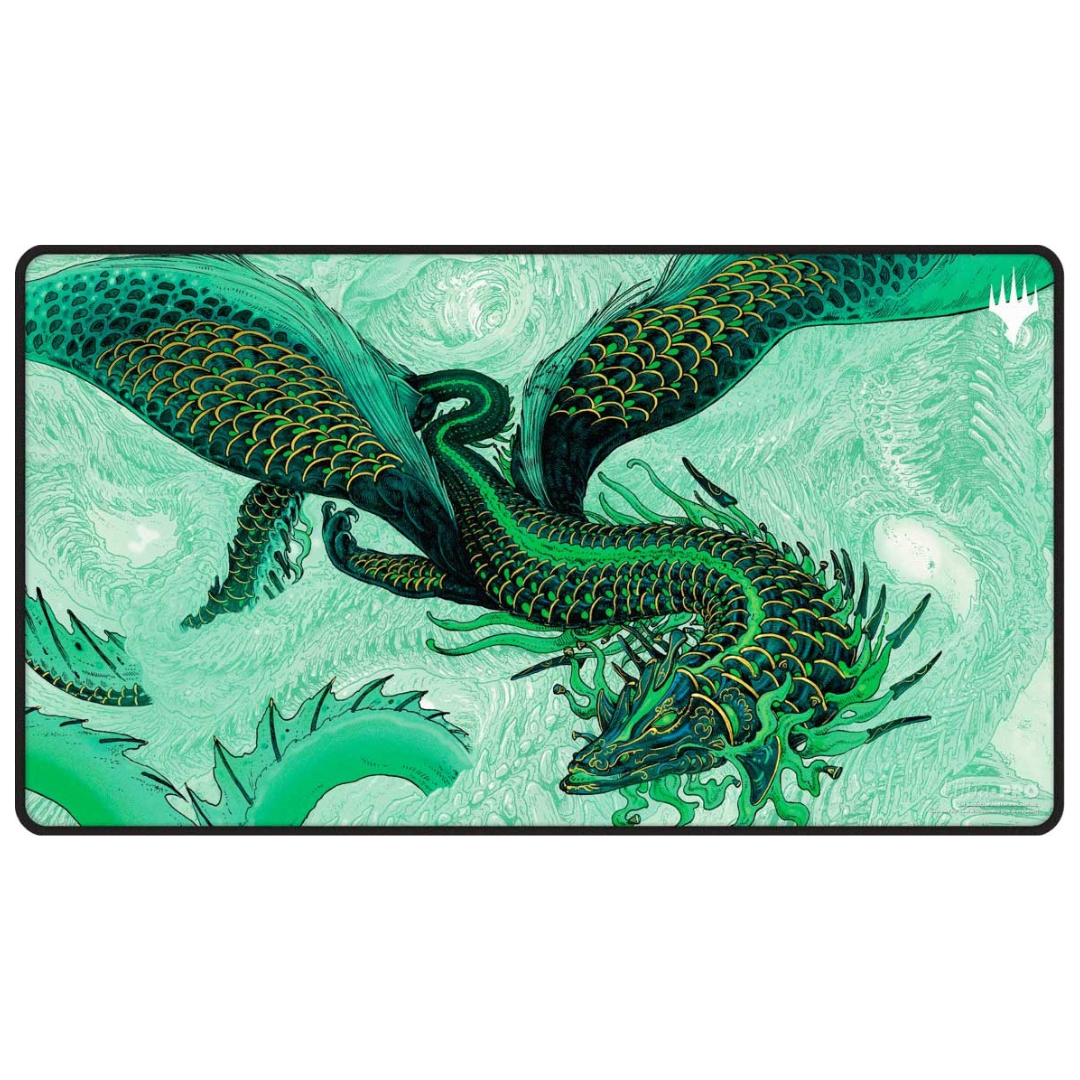 Ultra Pro Playmat MTG Return to Tarkir Teval, Arbiter of Virtue, premium gaming surface with Teval artwork for Magic: The Gathering players and collectors.