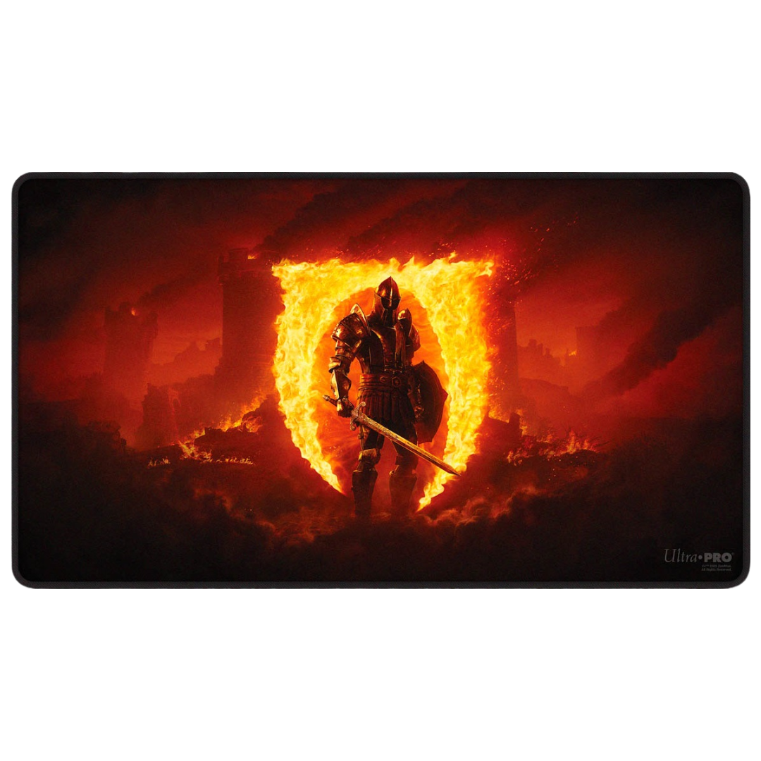 Ultra Pro Elder Scrolls IV Oblivion Remastered stitched playmat, premium gaming mat with iconic artwork and non-slip backing for TCG play.