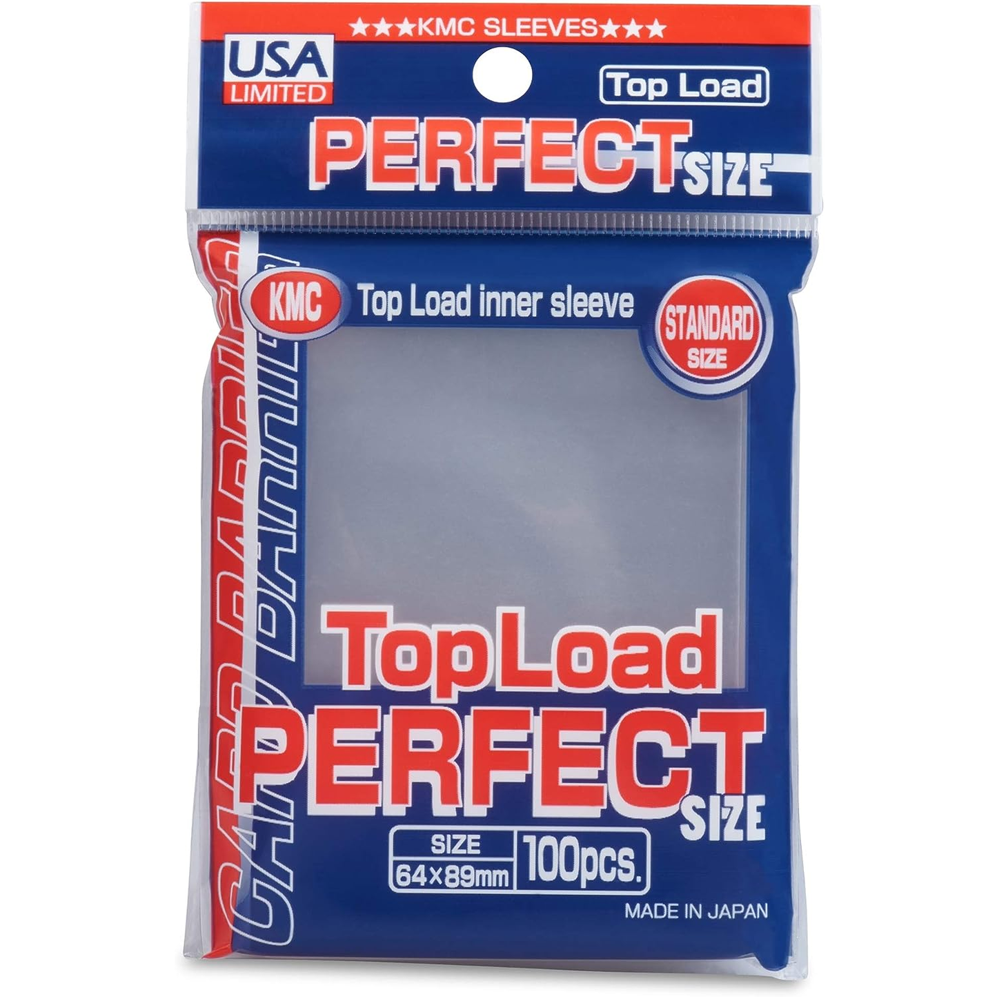 KMC - USA Version - Top Load Perfect Size (100)