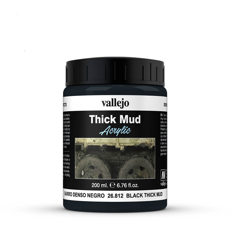 Vallejo - Diorama Effects Black Thick Mud 200ml