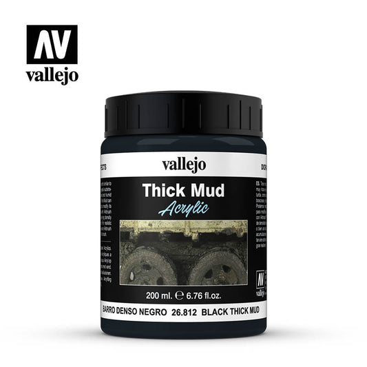 Vallejo - Diorama Effects Black Thick Mud 200ml
