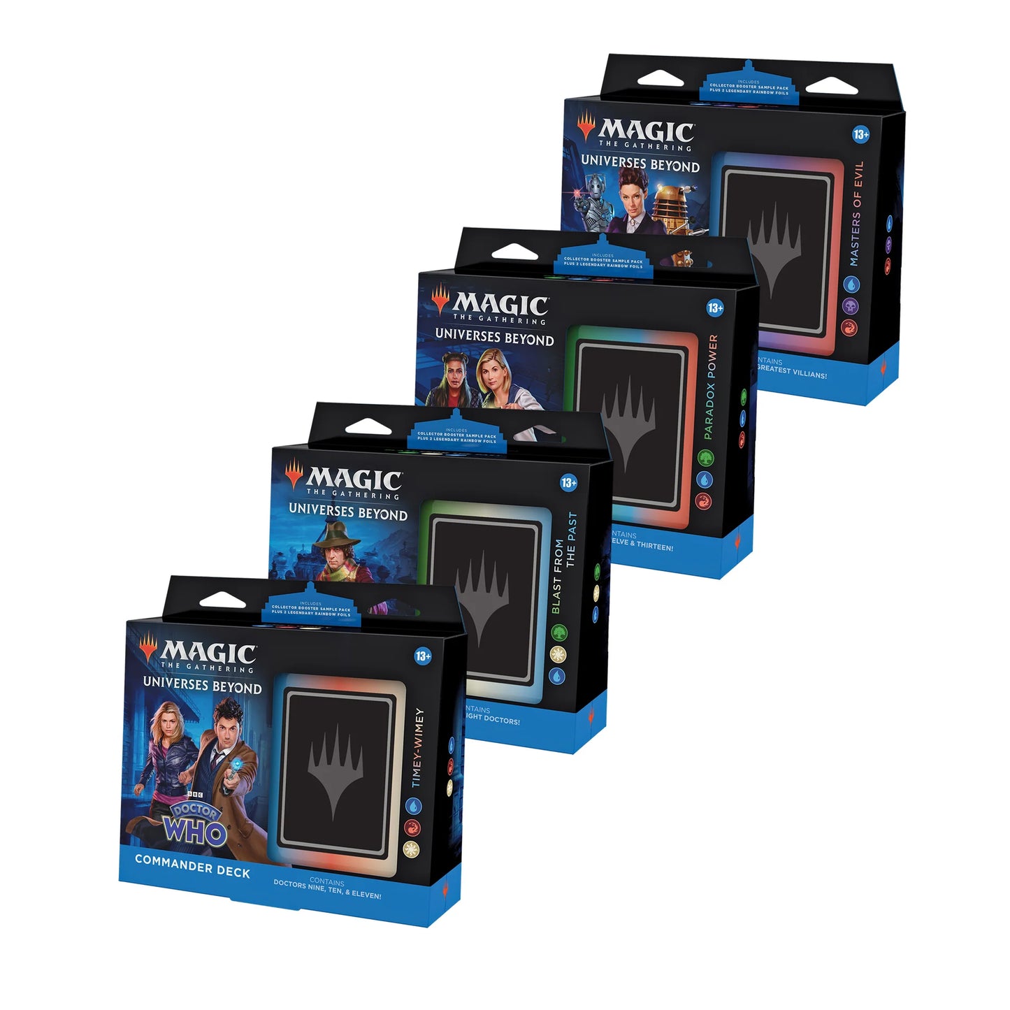 Magic: The Gathering Doctor Who Commander Deck - Set of 4
