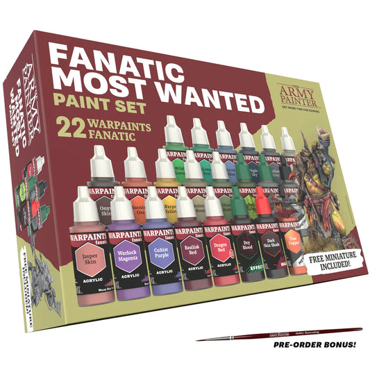 Army Painter - Paint Set - Fanatic - Most Wanted Paint Set (22)