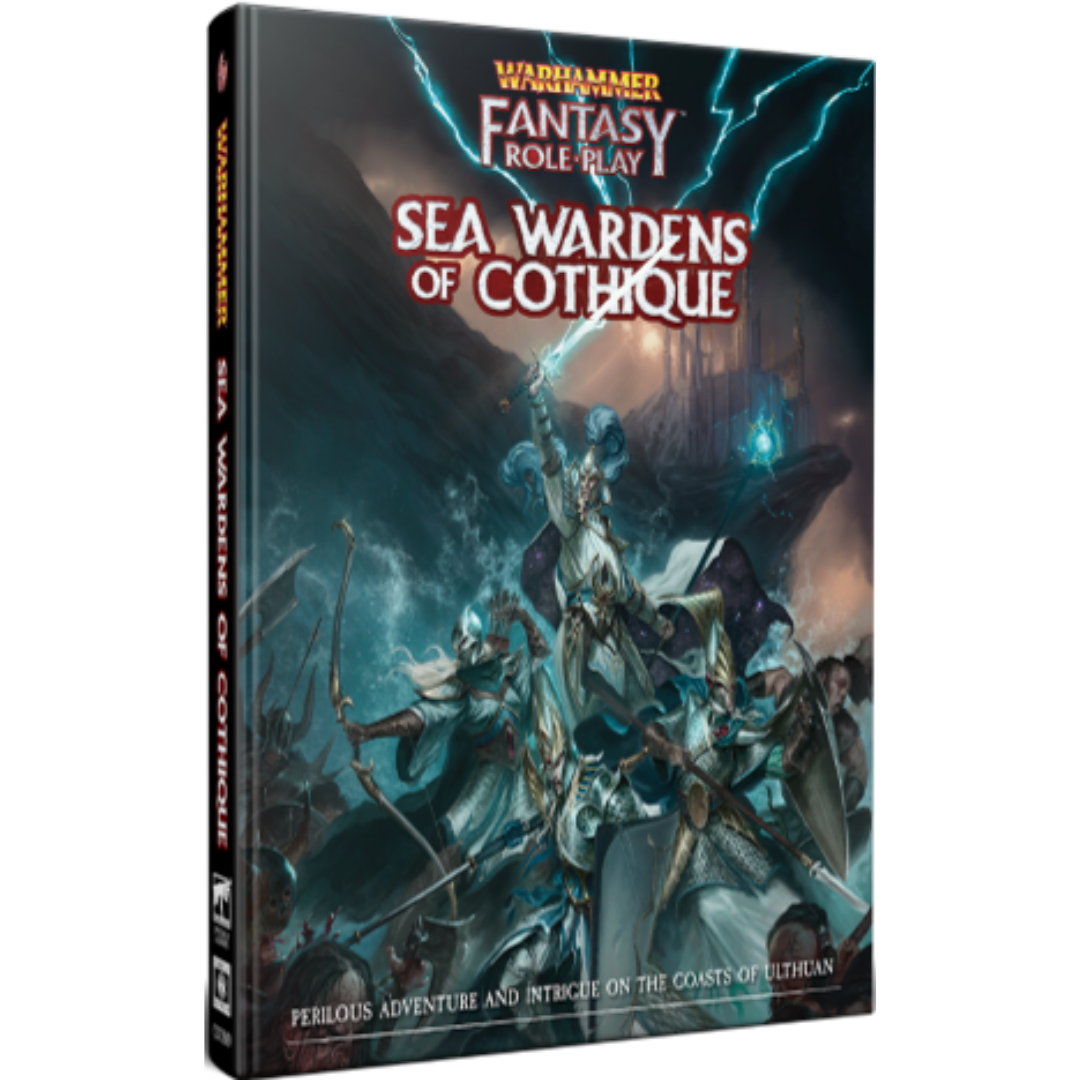 Warhammer Fantasy Roleplay Sea Wardens of Cothique supplement featuring High Elf lore and adventures