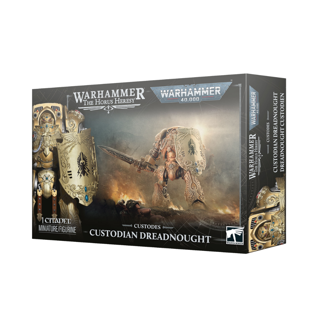 Warhammer 40,000 Adeptus Custodes Custodian Dreadnought miniature