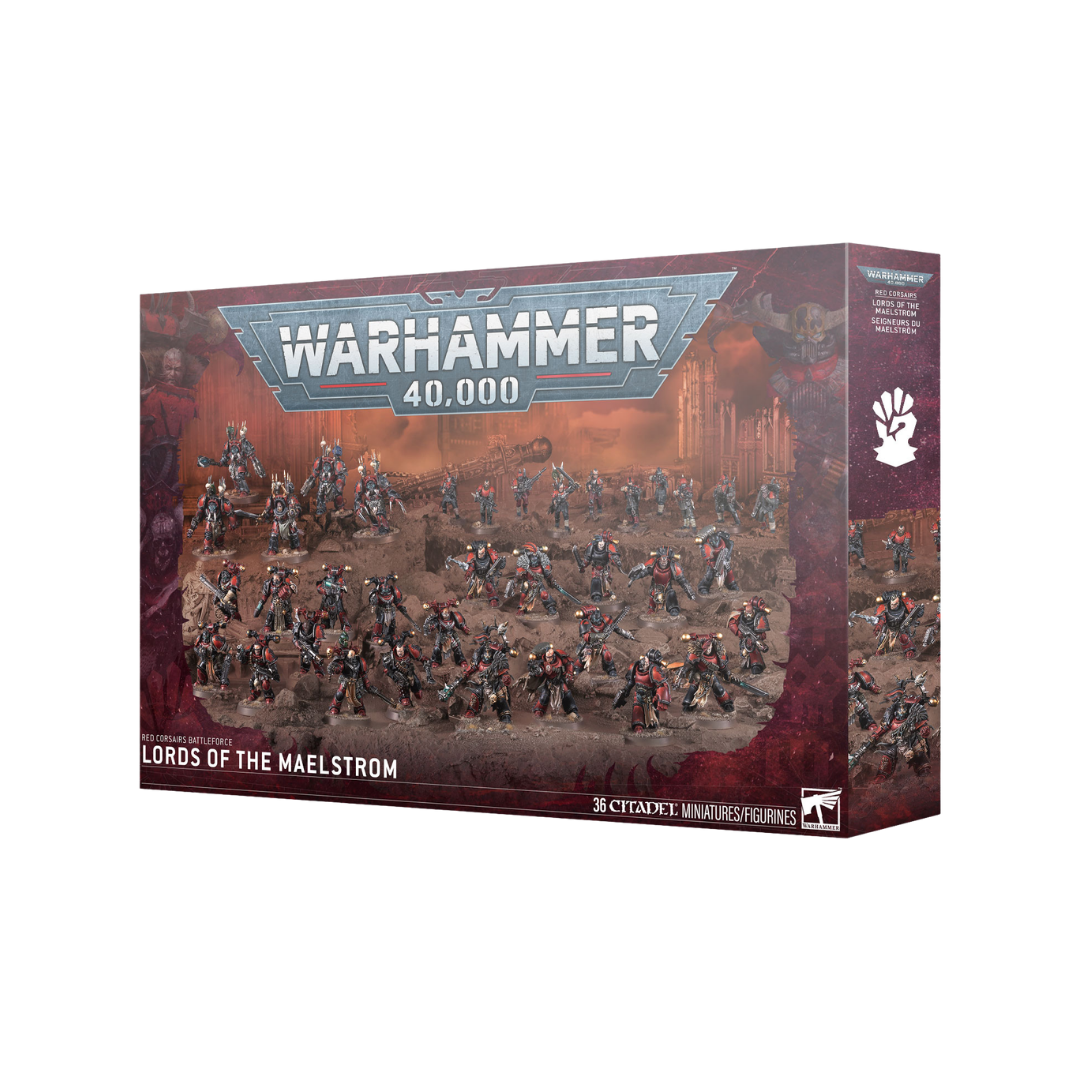 Warhammer 40,000 Red Corsairs Lords of the Maelstrom Battleforce Chaos Space Marines box set