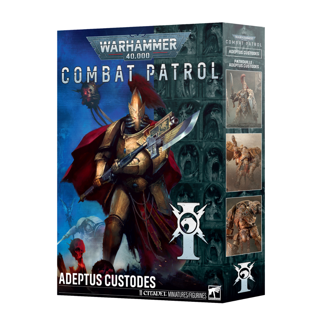 Warhammer 40,000 Combat Patrol Adeptus Custodes miniatures set
