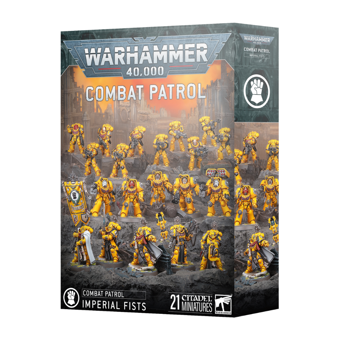 Warhammer 40k Combat Patrol Imperial Fists 21 miniatures box set