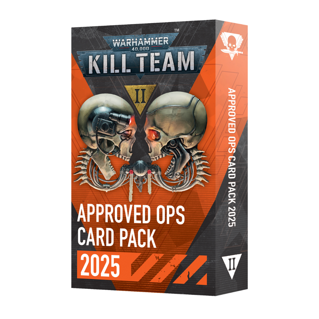 Warhammer 40k Kill Team Approved Operations Card Pack 2025 box set