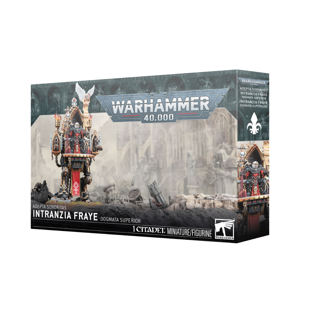 Warhammer 40k Intranzia Fraye Dogmata Superior Throne of Blame Adepta Sororitas miniature