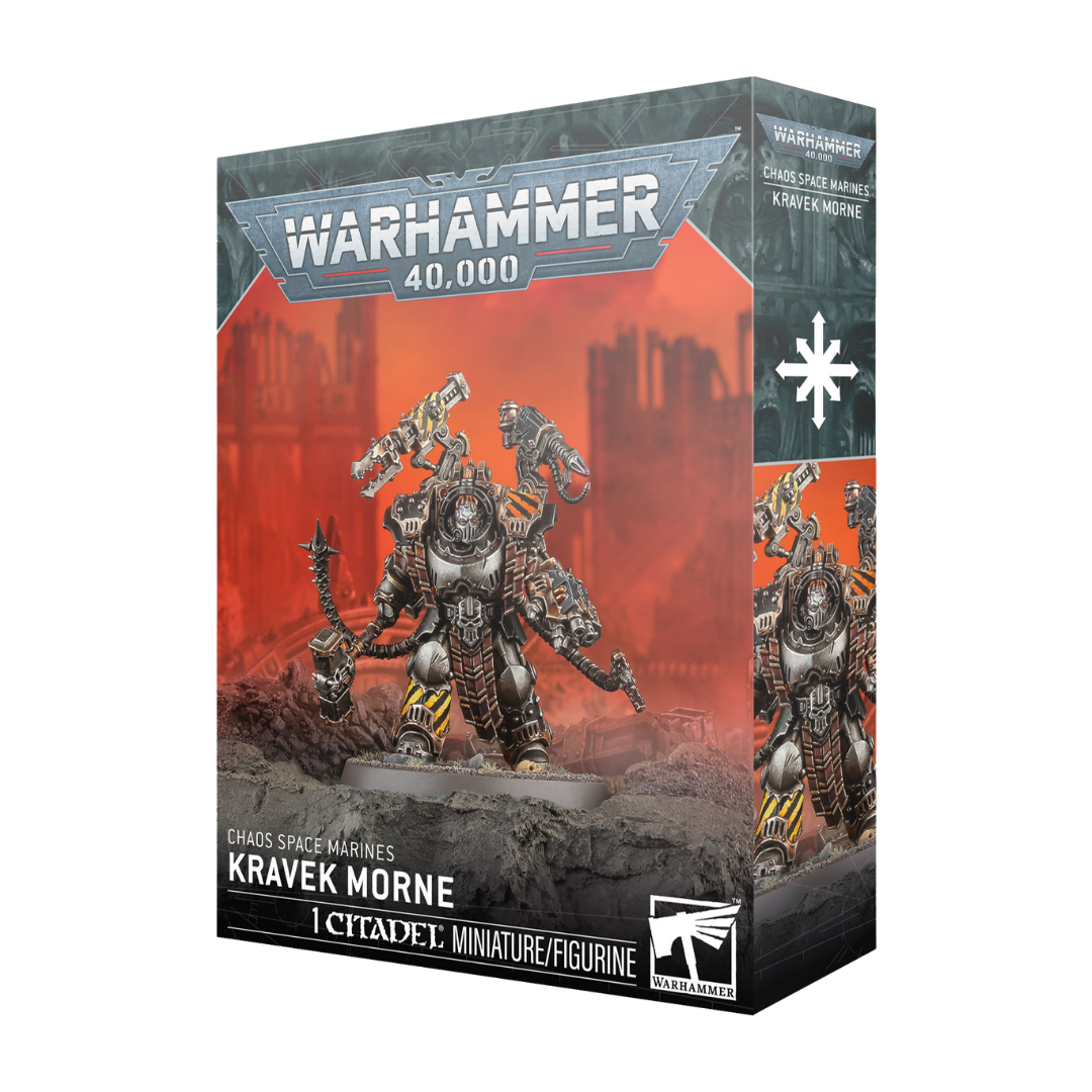 Warhammer 40k Kravek Morne Chaos Space Marines Iron Warriors miniature