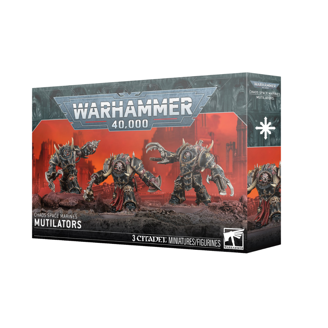 Warhammer 40k Chaos Space Marines Mutilators melee infantry models
