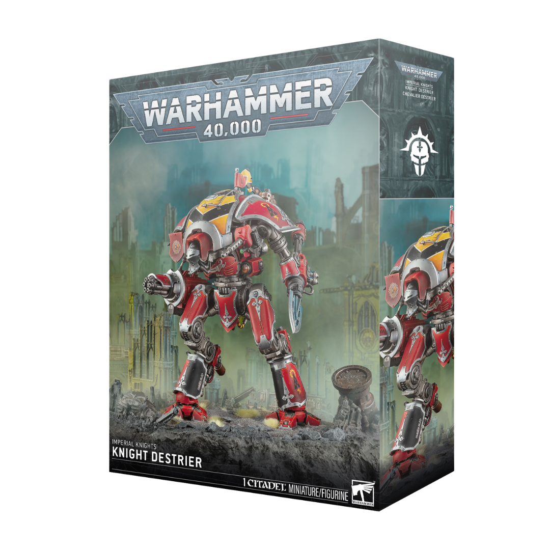Warhammer 40k Knight Destrier Imperial Knights miniature with weapon options