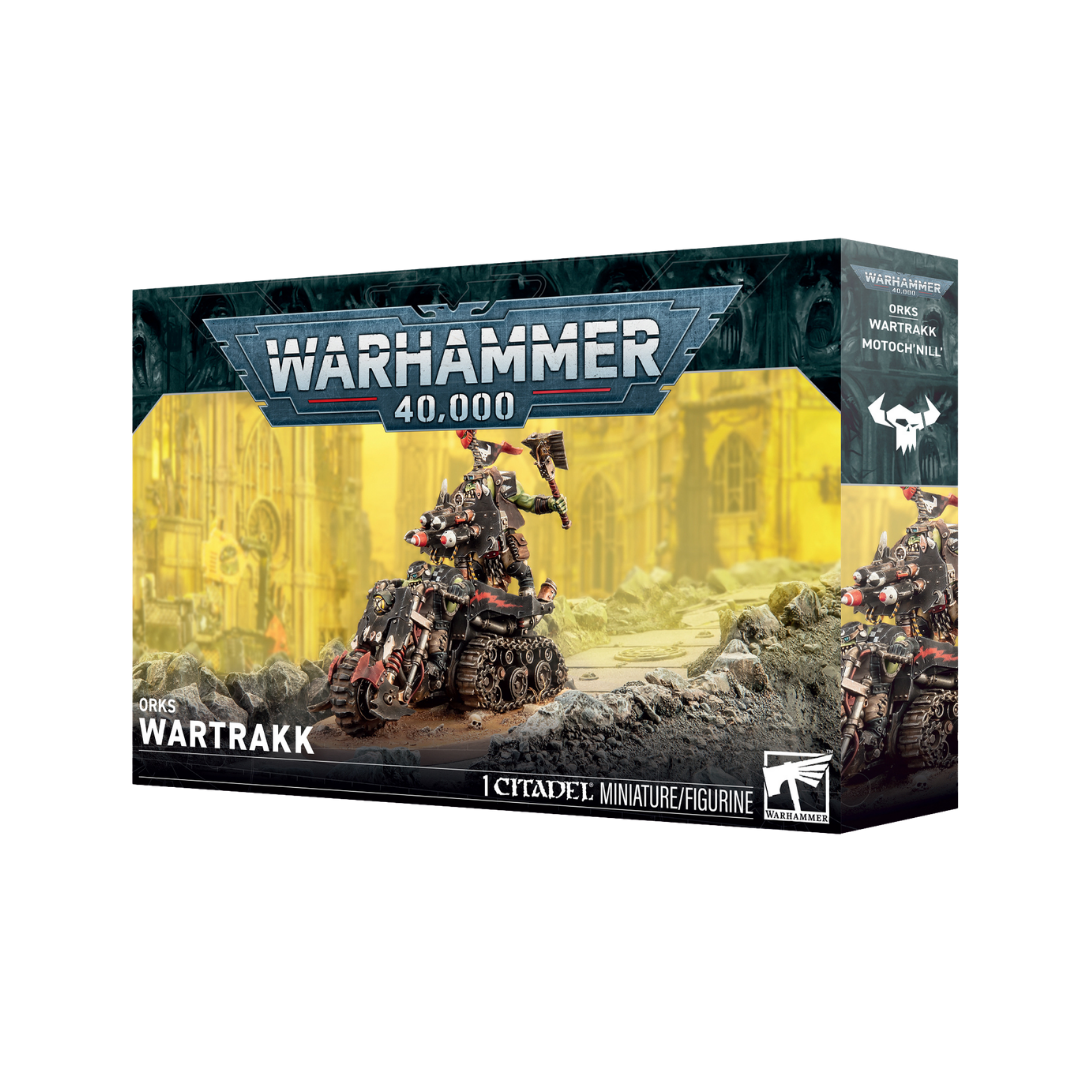 Warhammer 40k Orks Wartrakk Citadel miniature with rokkit launcha and kustom shoota.