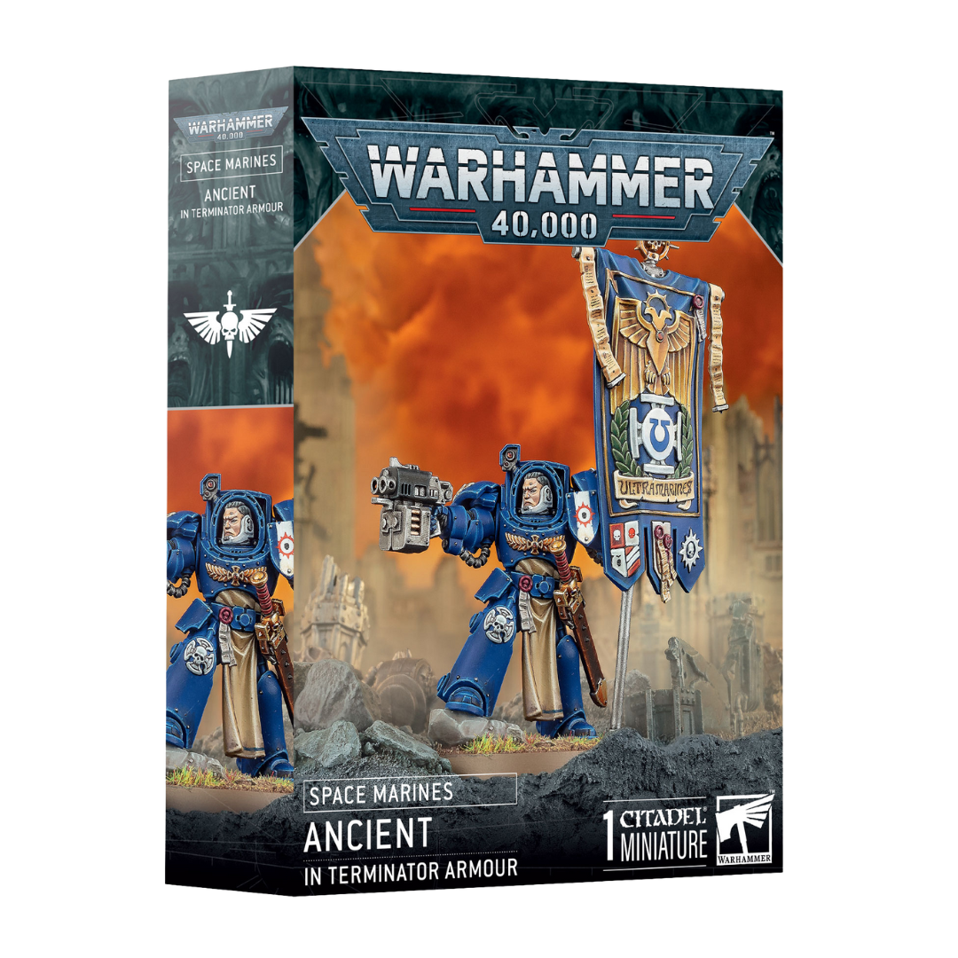 Warhammer 40k Space Marines Ancient in Terminator Armour kit packaging