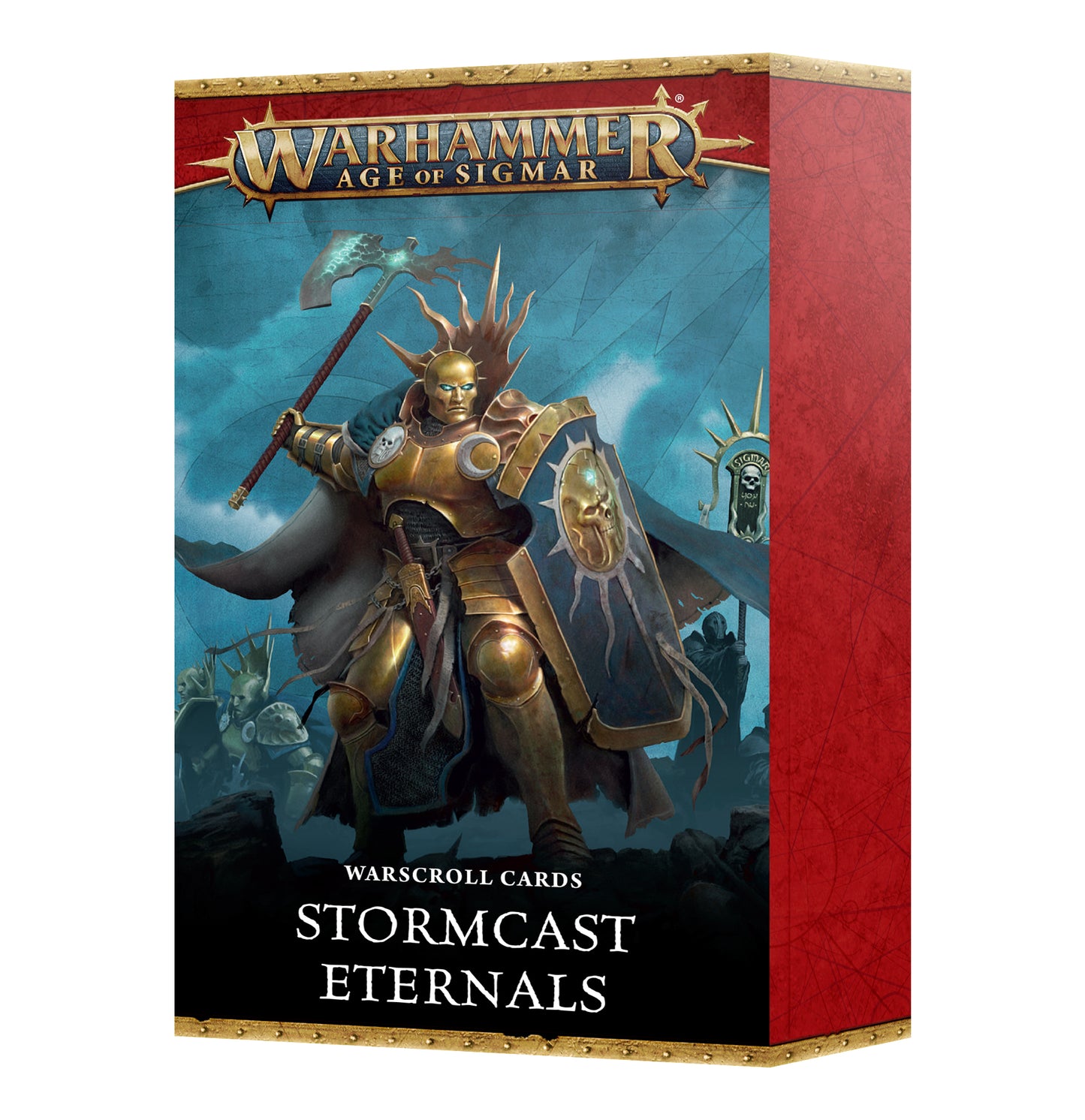 Warscroll Cards: Stormcast Eternals for Warhammer Age of Sigmar, quick reference for unit stats and abilities.