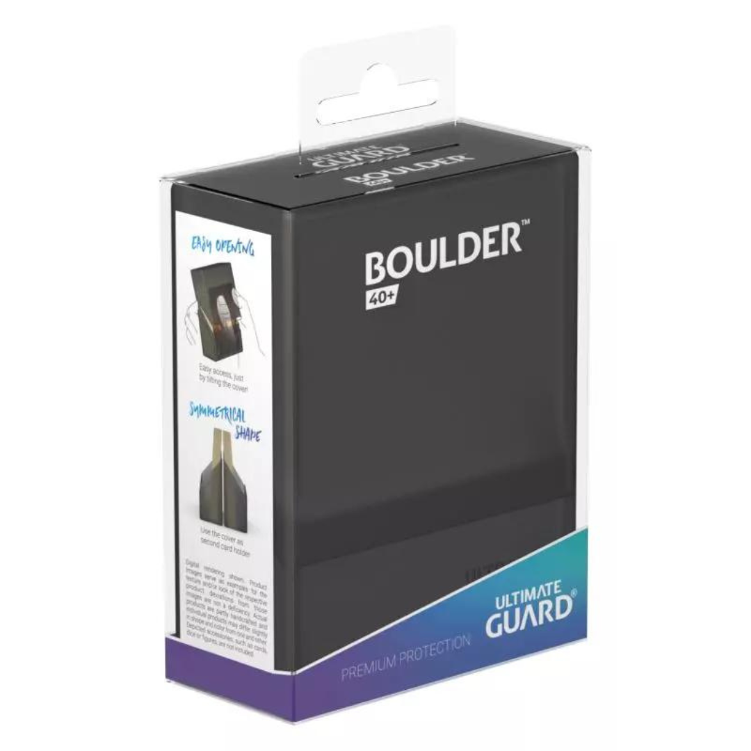 Ultimate Guard - Boulder 40+ Onyx (Black)