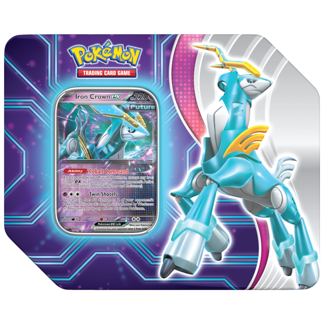 Pokemon - Paradox Destinies Tin - Iron Crown Ex