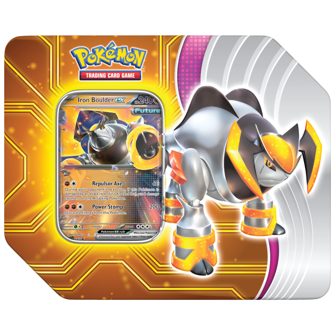 Pokemon - Paradox Destinies Tin - Iron Boulder Ex