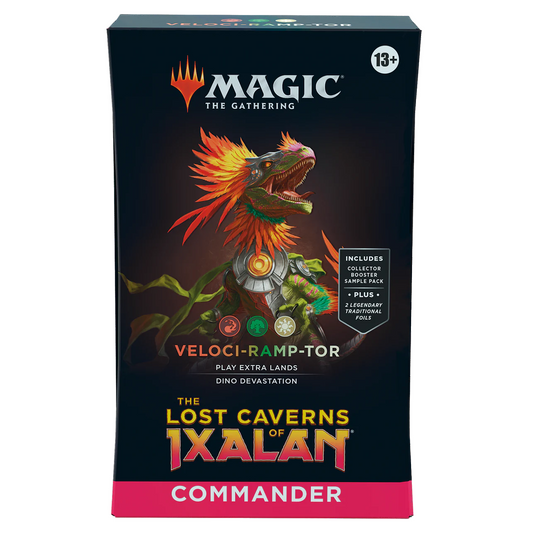 Magic: The Gathering Lost Caverns of Ixalan - Veloci-Ramp-Tor Commander Deck