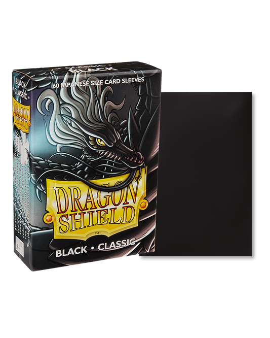 Dragon Shield - Sleeves -  Classic Black Japanese (60)