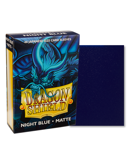 Dragon Shield - Sleeves -  Matte Night Blue Japanese (60)