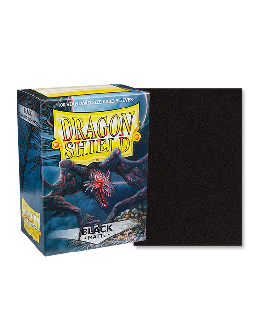Dragon Shield - Sleeves -  Matte Black (100)
