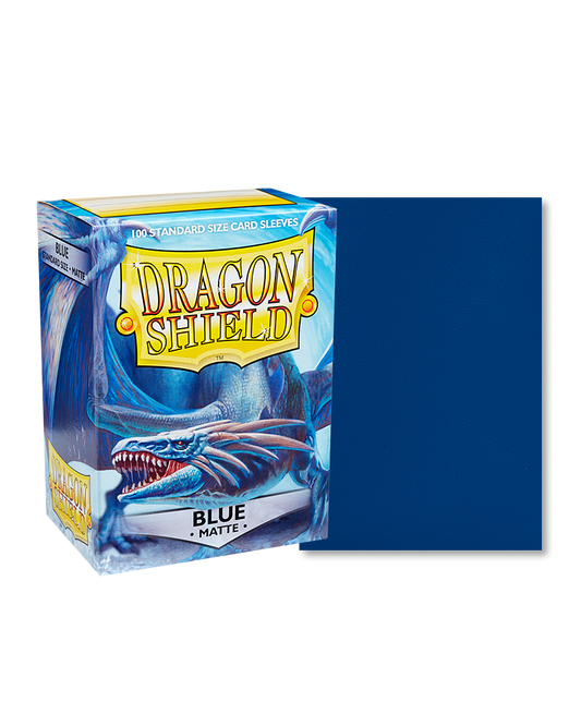 Dragon Shield - Sleeves -  Matte Blue (100)