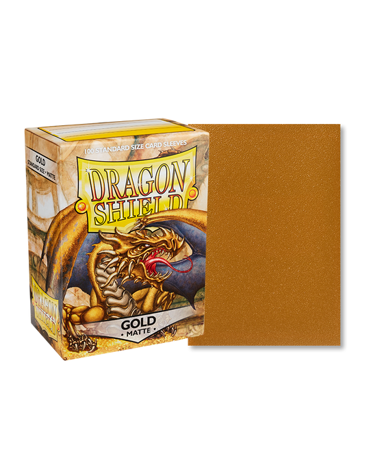 Dragon Shield - Sleeves -  Matte Gold (100)