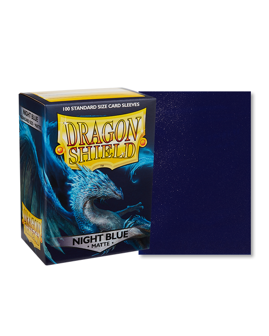 Dragon Shield - Sleeves -  Matte Night Blue (100)