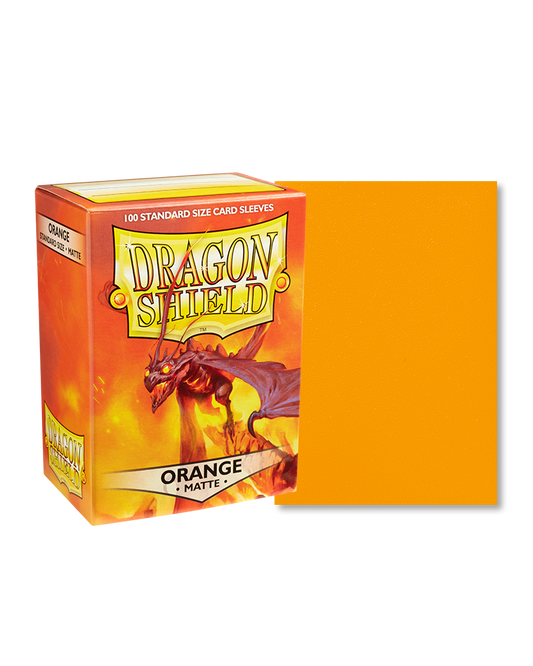 Dragon Shield - Sleeves -  Matte Orange (100)