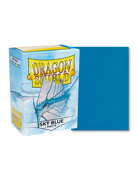 Dragon Shield - Sleeves -  Matte Sky Blue (100)